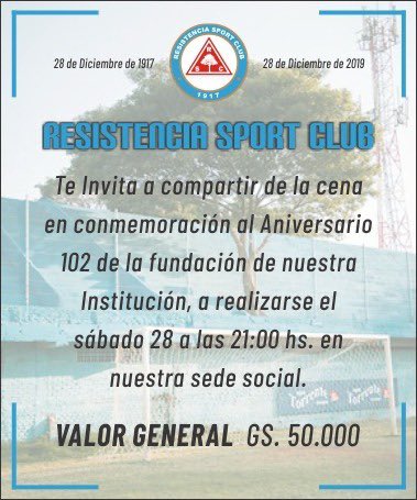 Resistencia Sport Club ? on Twitter: 