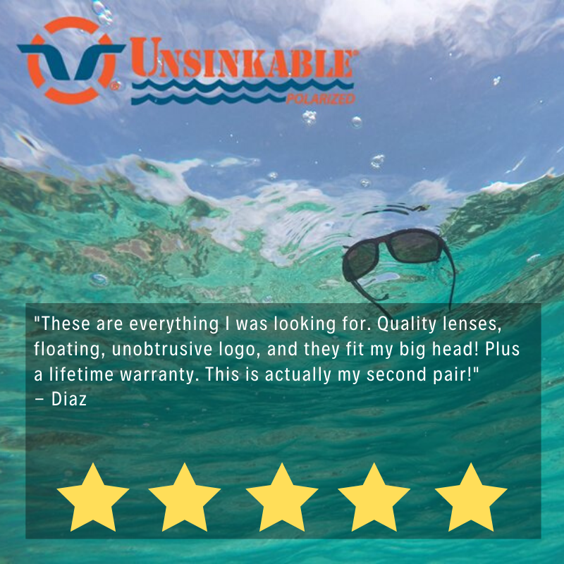 UnsinkableUS's tweet photo. ⭐️⭐️⭐️⭐️⭐️
Thanks for the <3, Diaz!

We're happy to hear our sunglasses are exactly what you need! https://t.co/C1sPGJj3Zh