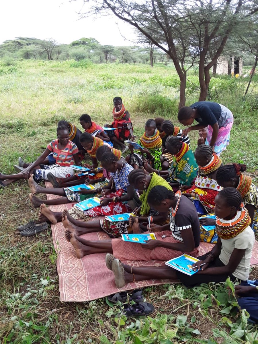 EwasoLions's tweet photo. Ngare Mara women receive books today from our team. Well done Samuel and Thomas. #education @WorldWomenWork https://t.co/iBUSrXObu2