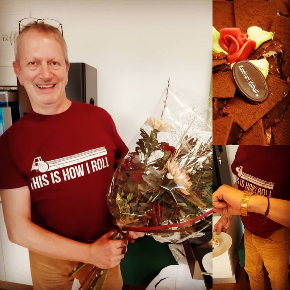 Jörgen will go down in history as PBS Malmö first retiree! Congratulations!! As you can see on his t-shirt, farming will be next up on his daily schedule (and videogaming)..