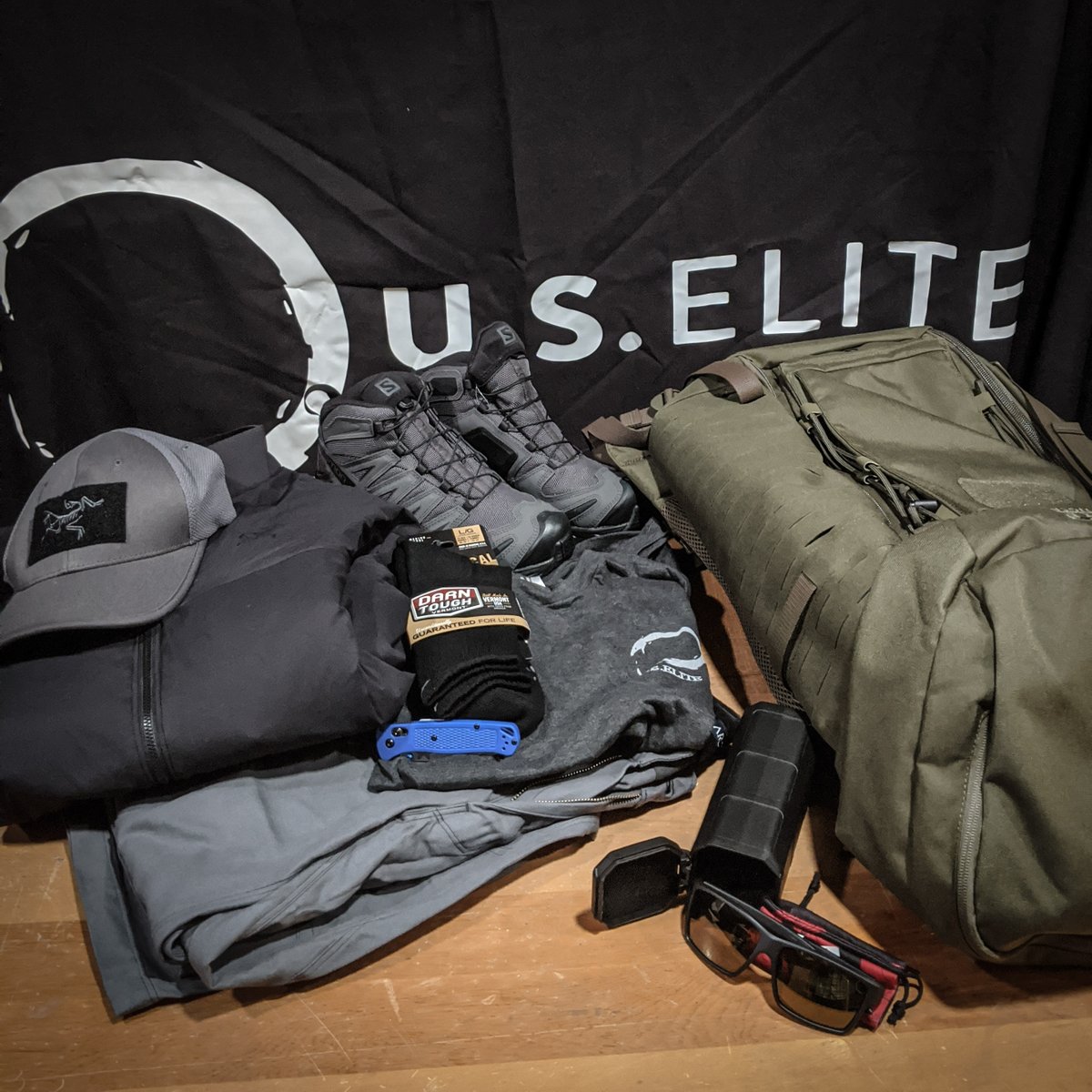 You want this gear? It can all be yours - for free!
​All you have to do is head over to the <a href="/gundieawards/">The Gundies Team</a> page and vote. We're sponsoring the Best Outdoorsman category. Vote and you're entered.
​#ArcteryxLEAF #Magpul #Salomon #Benchmade bit.ly/2taaiWy
