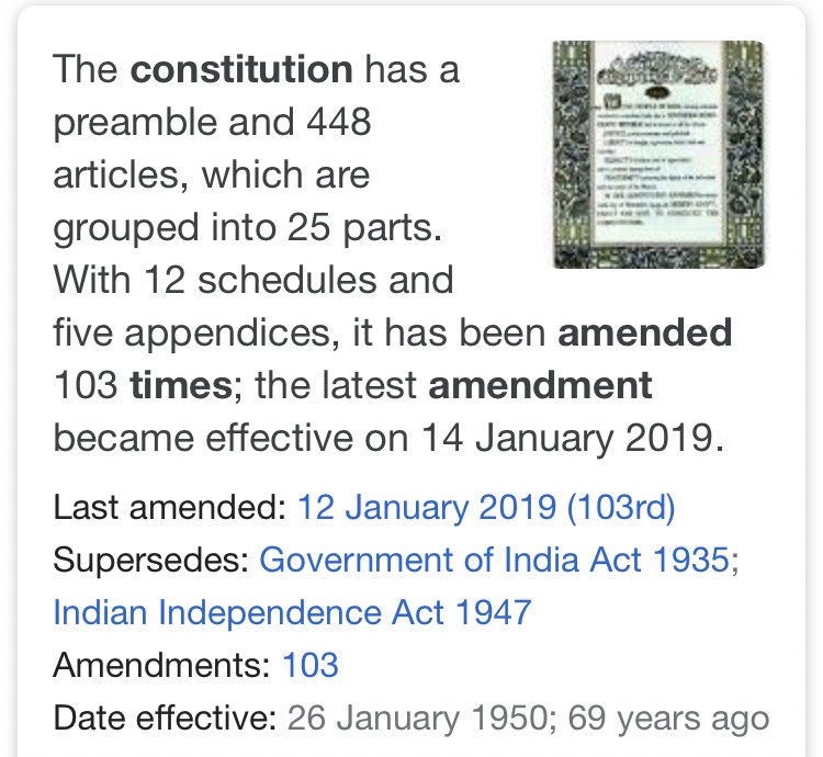 Amendment 103 Of Indian Constitution
