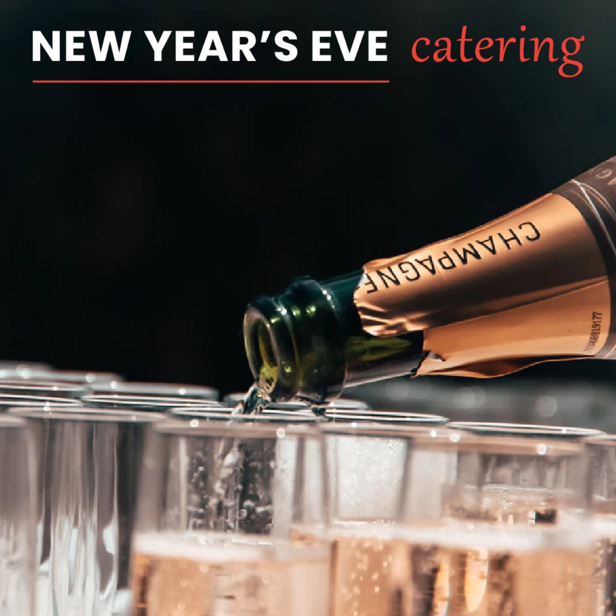 Let us do the cooking for your New Year's Eve bash! Call us at (610) 563-7767 to order. #RoastedLiberties #FoodTruck #SauceBae #PhillyFood