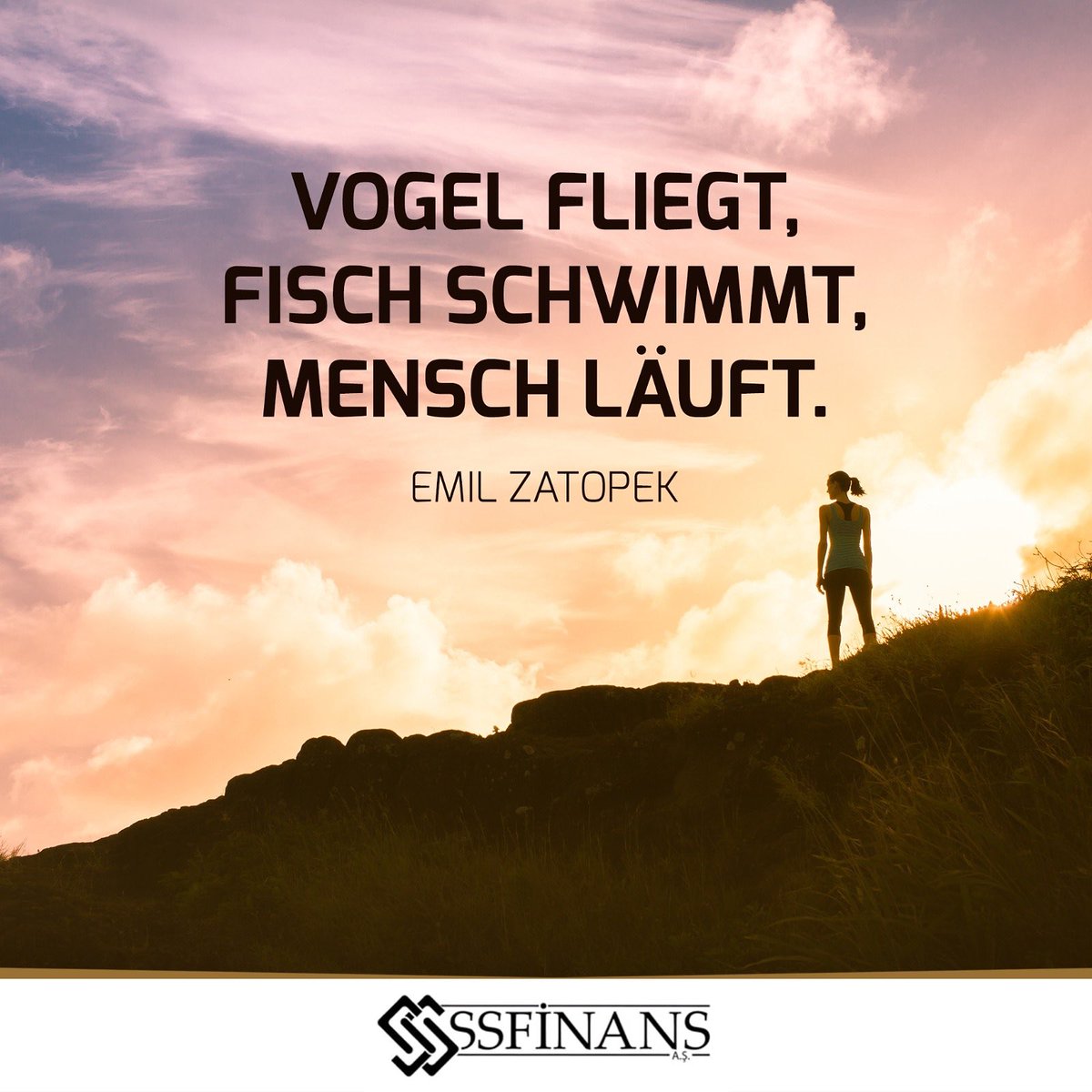 ssfinans's tweet photo. Vogel fliegt, fisch schwimmt,  mensch läuft. 

Emil Zatopek https://t.co/xvn8Cd9xTZ