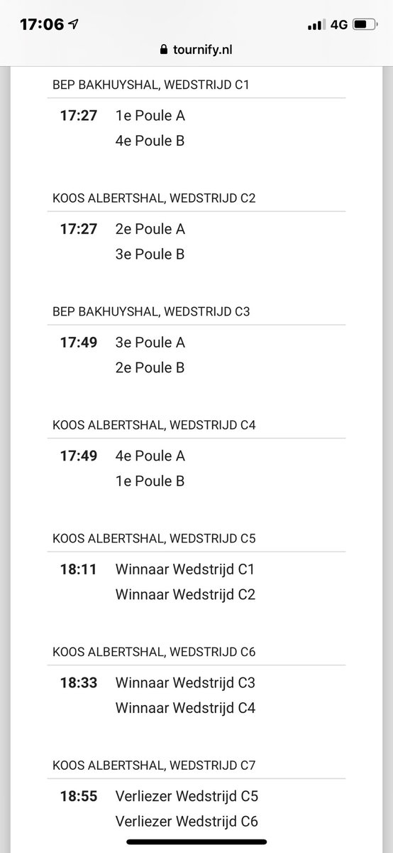 Zeker van kwartfinales zijn: poule A <a href="/vvwvf/">WVF</a> <a href="/CSV28/">CSV'28</a> <a href="/ZAC1893/">Zwolsche Athletische Club</a> <a href="/vvBerkum/">🖤🤍VV Berkum🖤🤍</a> en poule B <a href="/vvDiezeWest1/">vvDieze West</a> <a href="/vvsvi/">v.v. SVI</a> <a href="/BeQuick28/">Be Quick '28</a> <a href="/svHattoHeim/">s.v. Hatto-Heim ⚽️</a> 
WVF- Hatto Heim; CSV’28 - Be Quick’28; ZAC - SVI en Dieze West - Berkum 
  
De volgende kwartfinales