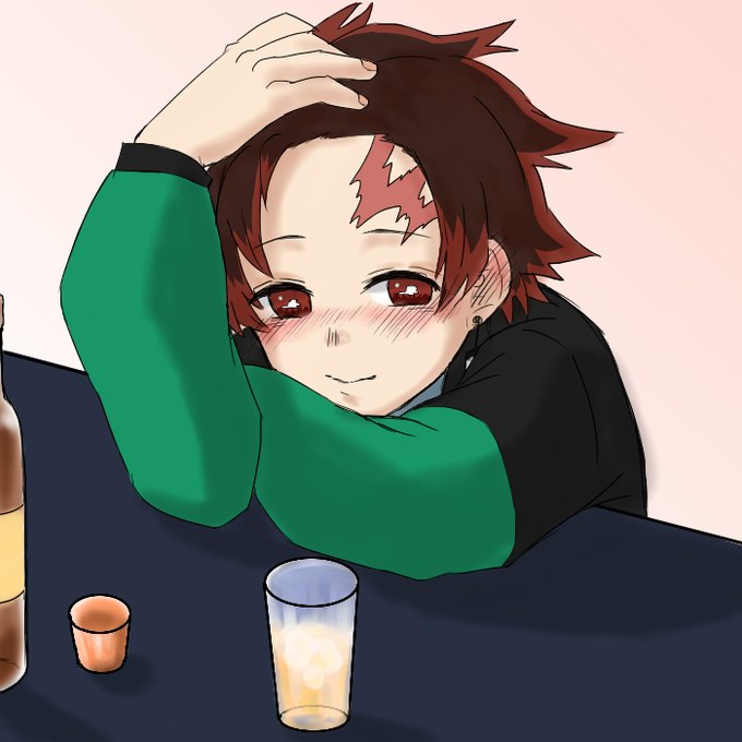 ずがーさんがTwitterに投稿した竈門炭治郎(鬼滅の刃)のイラスト。