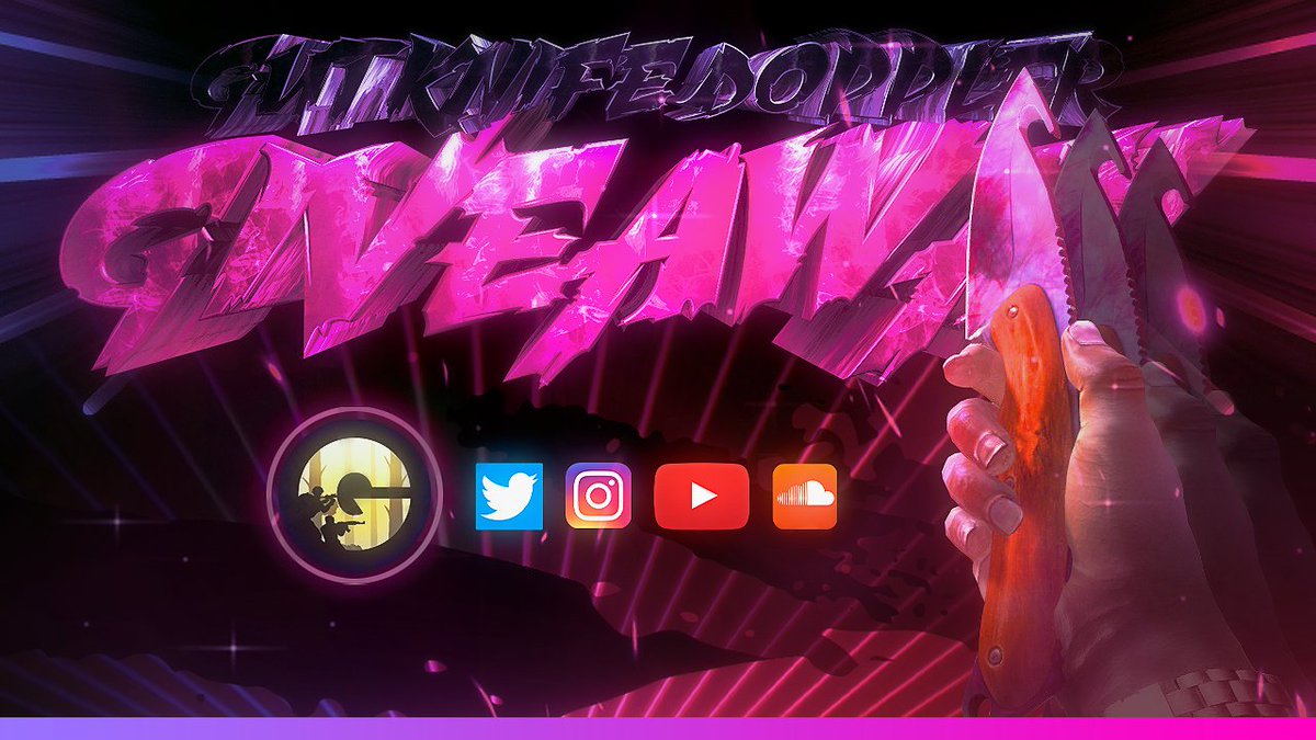 OfficialGouldy's tweet image. GUT KNIFE DOPPLER GIVEAWAY!
(Factory New)

CLICK HERE TO ENTER: gleam.io/competitions/u…

MAKE SURE TO FOLLOW EVERYWHERE, COMPLETE ALL ENTRIES AND REPLY DONE!

WINNER CHOSEN AND ANNOUNCED HERE IN 3 WEEKS (18TH JAN)

GOOD LUCK!