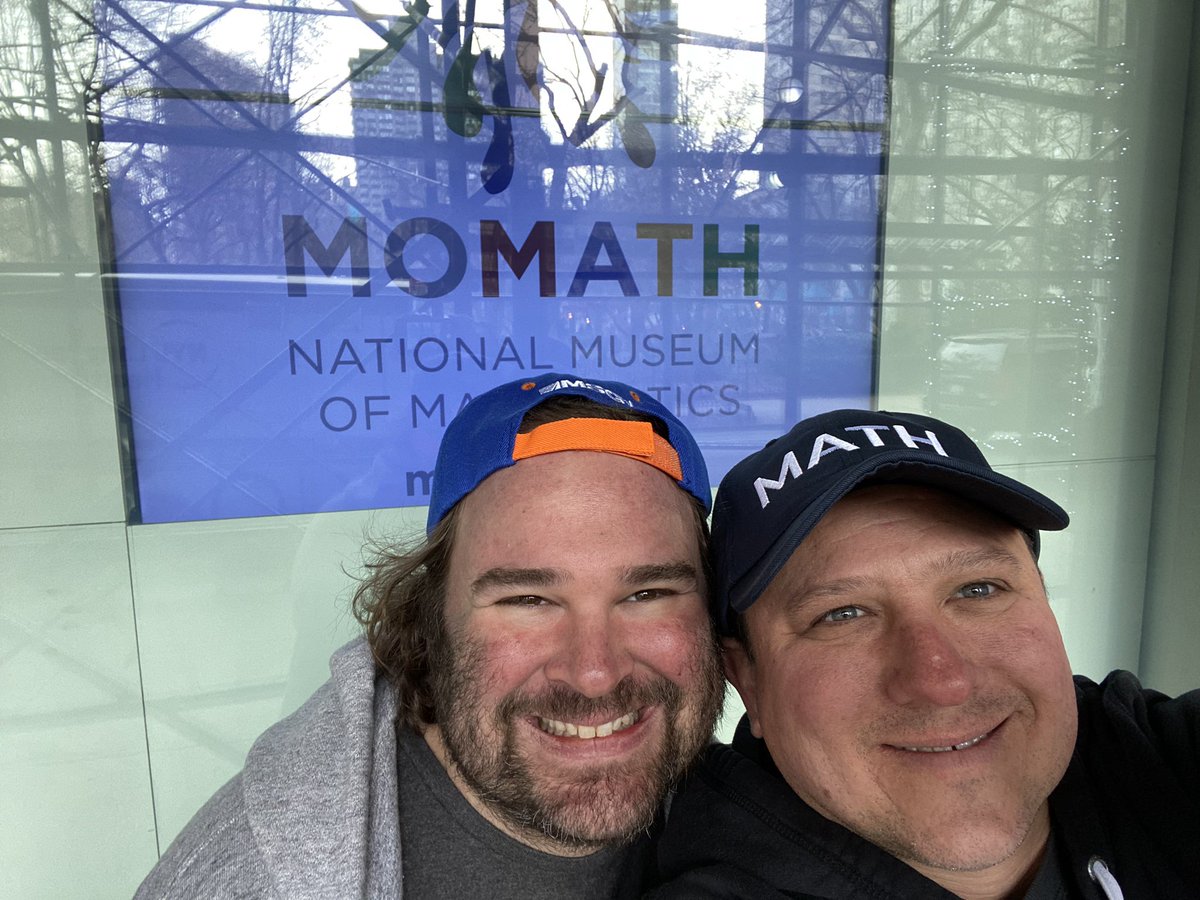MattyAbe's tweet image. With my cousin Mo @The_Amature @MoMath1 #YangGang #makeamericathinkharder.