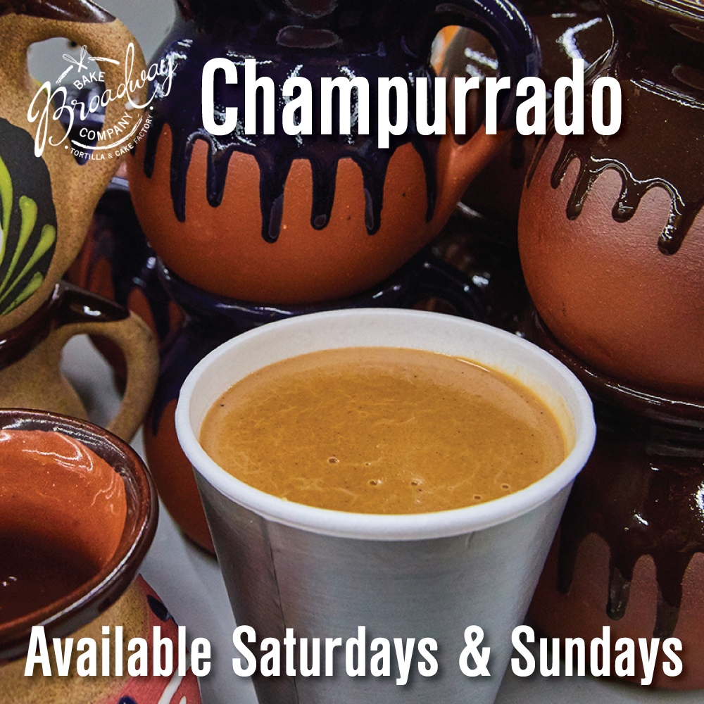 The weather is cold, but our Champurrado is hot and ready! Warm up inside with us and a hot cup of Mexican hot chocolate.