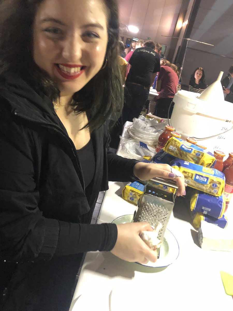 hackersembassy's tweet photo. Italian Pasta Amatriciana Workshop in the making at @foodhackingbase #36c3 https://t.co/vXXtXb9z2o