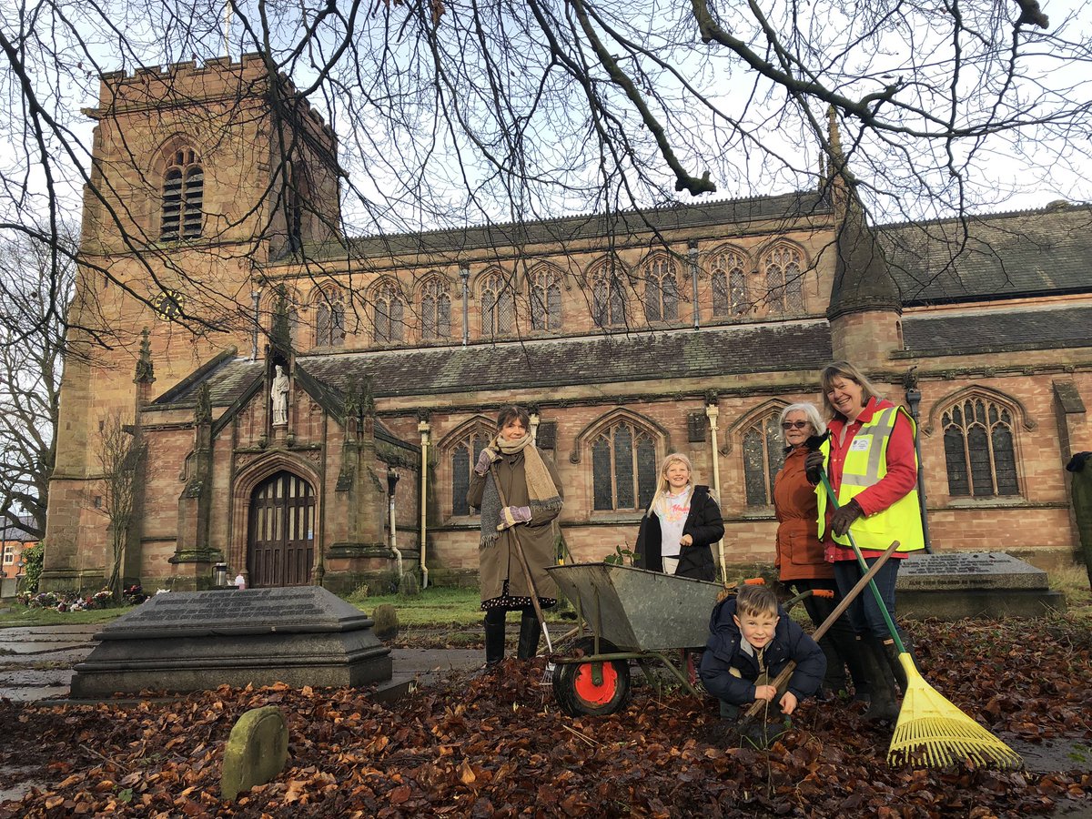Wonderful mini event at St Wilfrid’s Church today raking leaves with these very special volunteers. It’s a pleasure to work with you all 🌿🤗🧤🙏🏻@CllrMaryM <a href="/St_WilfridsCE/">St Wilfrid's CE Primary School</a> <a href="/intouchwyth/">Your Local Voice newspaper</a> <a href="/MikeKaneMP/">Mike Kane MP</a> <a href="/NPTCPlayers/">Northenden Players</a> <a href="/WatkinRoseHill/">Friends of Rose Hill House & Woods</a>