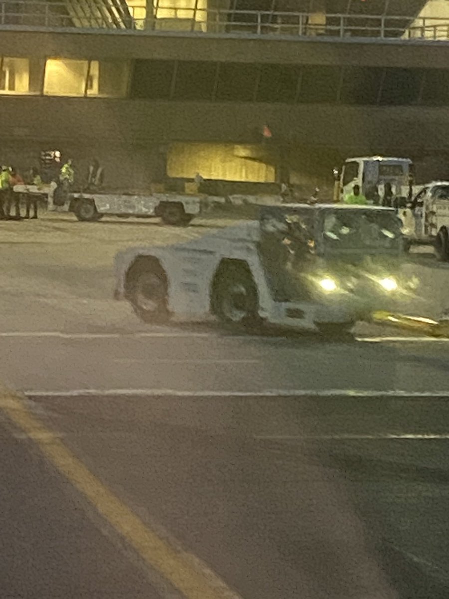 andymilonakis's tweet photo. They already got the @Tesla cyber truck at JFK https://t.co/YyY5ahsr5I