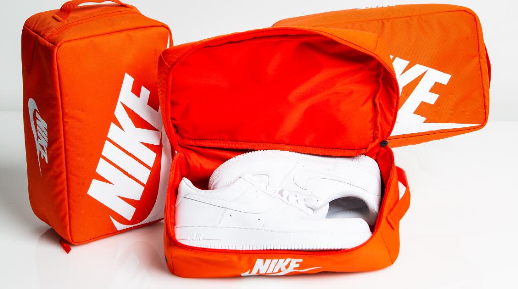 orange nike shoe bag