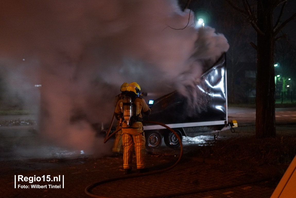 Melding brandstichting Franklinstraat Zoetermeer