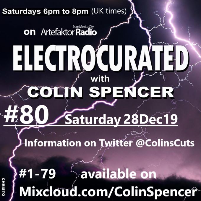 ColinsCuts's tweet image. mixcloud.com/ColinSpencer/e…
for
#Electrocurated #80
including
#EricCPowell
and #StaticShore

2 of the "#ArtefaktorLive4 Supported By #ElectronicSound" artists

#AL4 tickets are on sale:
London wegottickets.com/event/483442
Berlin wegottickets.com/event/483732
Copenhagen wegottickets.com/event/483733