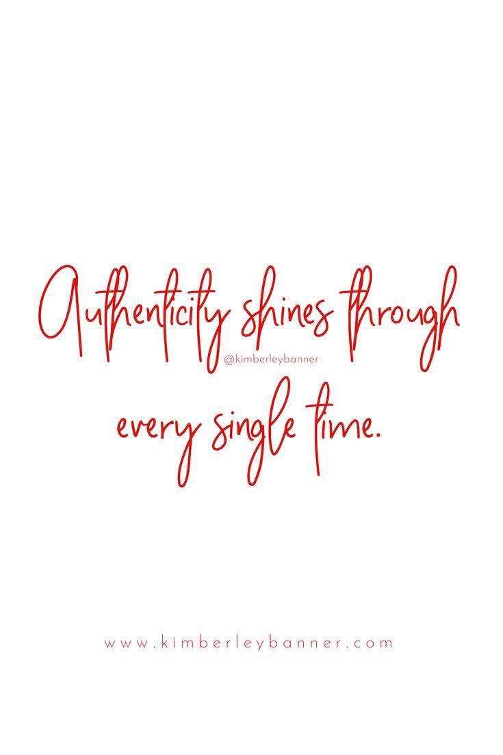 “Authenticity is a collection of choices that we have to make every day - in 2020, just be yourself by making your own authentic choices!”❣️