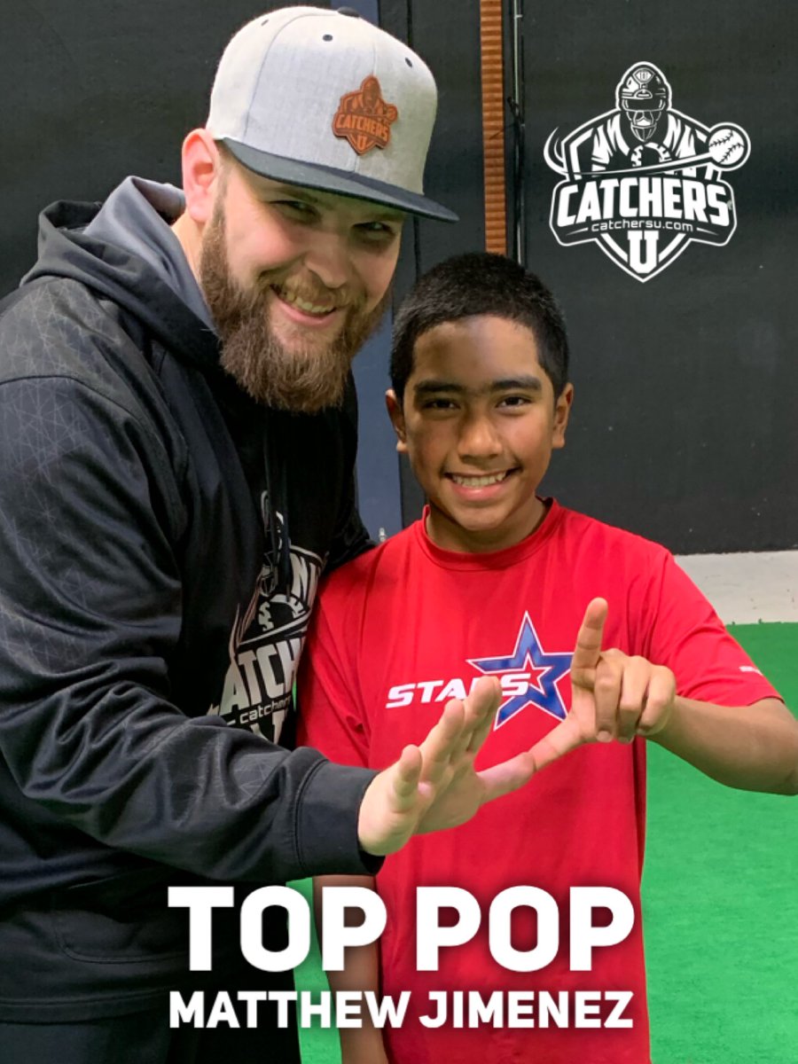 CatchersU's tweet photo. What a Great Day at our Drop Your Pop Clinic!!! Really grateful for all the hard work and effort put in by our catchers!!! Thank you to Coach @devon_perez9 and Coach Webb for your help today! #AllAboutTheU #DropYourPop https://t.co/U9AEdzw16a