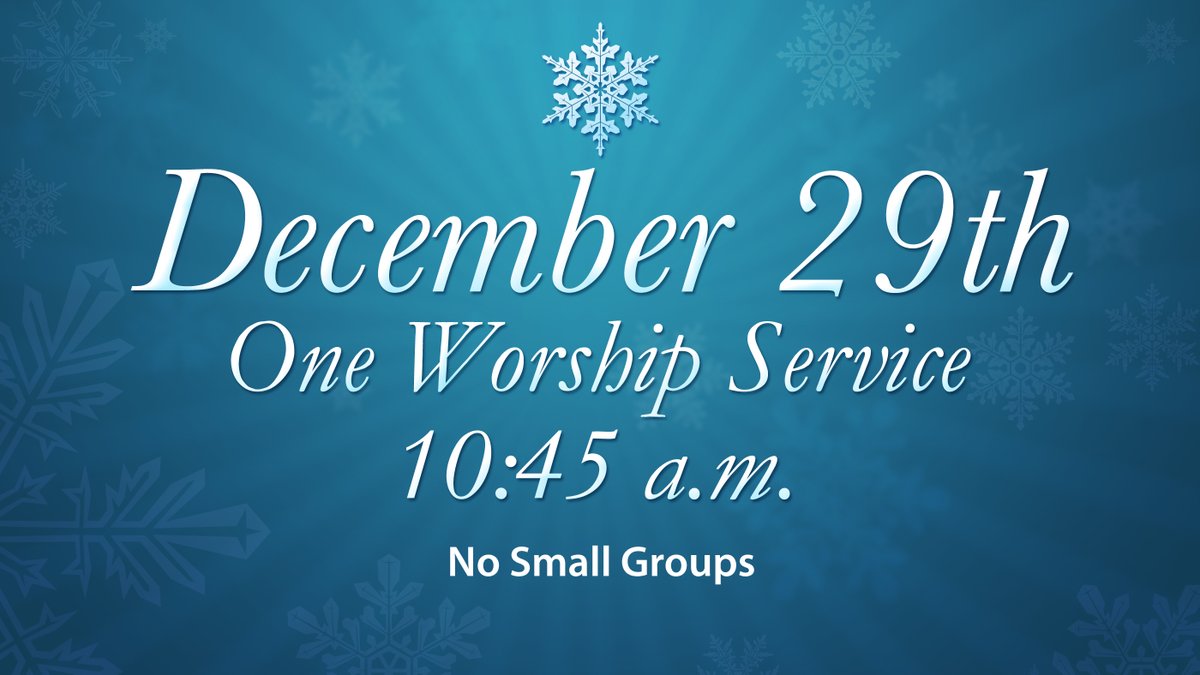 firstmjstudents's tweet photo. Don't forget, no Small Groups tomorrow morning, and only one Worship Service at 10:45am. https://t.co/16KzmfHWFn