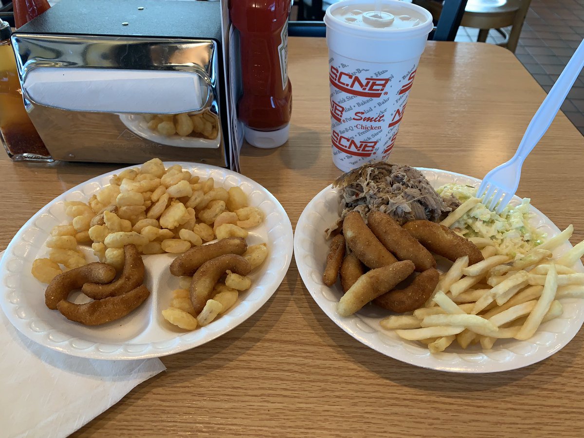 DovesterDove's tweet photo. An indulgence that is necessary before leaving the Carolinas. #SCNB #BestBBQ https://t.co/haW6b285Mj