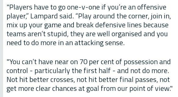 CarefreeEdition's tweet photo. Sounds, familiar?

It’s almost as if Lampard and Sarri are singing from the same hymn sheet 🙂

It’s almost as if those people saying the problem is/was down to the quality of our squad, were, right? https://t.co/yWiHNa9Vdz