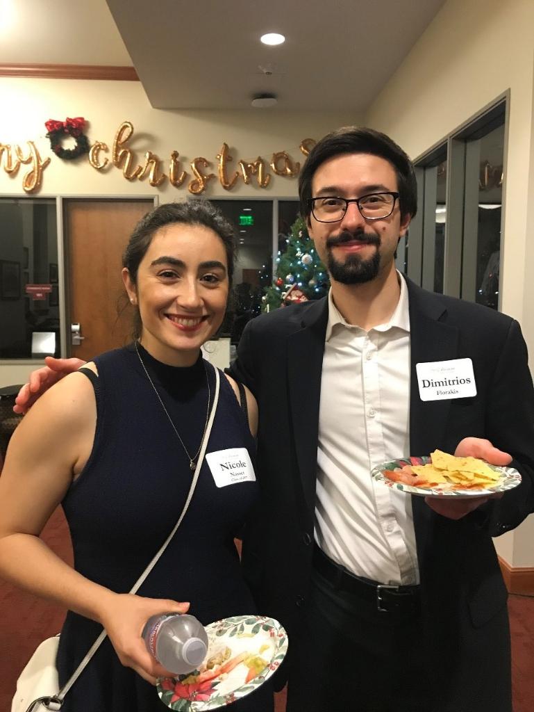 scualumni's tweet photo. #SCUAlumni enjoyed a holiday reception at the Bannan Alumni house before heading over to the #SCUMission Church to watch The Festival of Lights. The annual performance features beautiful #Christmas choral music and many alumni families make a practice of going every year! https://t.co/z7cXE9fNkK
