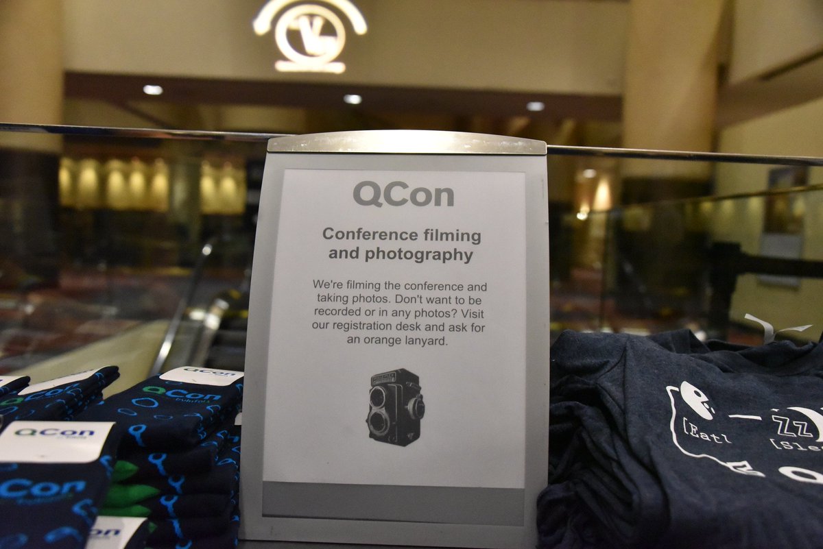 Don’t want to be recorded or appear in any photos while attending a #QCon conference? Ask for an orange lanyard at the registration desk to let us know. 

#QConCares #WecareatQCon #QConSF #QConNYC #QConLondon #privacy