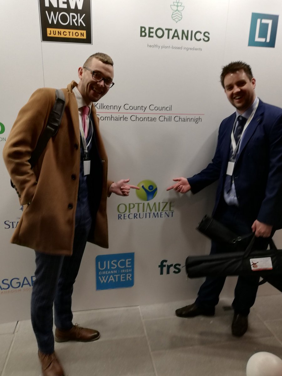 OptimizeCareers's tweet photo. Great day today at Careers Kilkenny #careerskilkenny event. Met some great people and businesses. Looking forward to 2020.#or2020 well done to all. #orjobs #kilkenny https://t.co/Xlk9GOMqK7