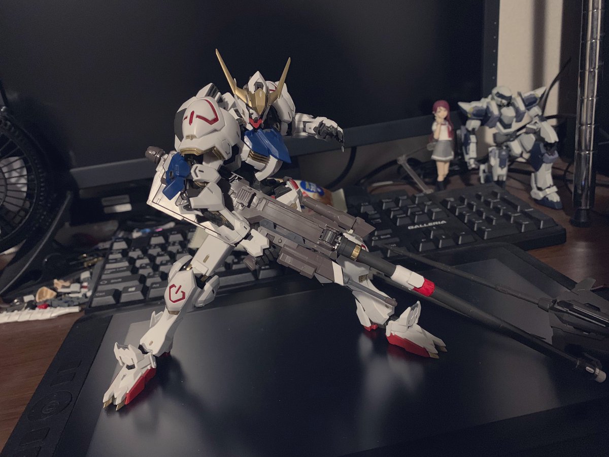 回転ねこ Mg ガンダム バルバトス 滑腔砲 T Co Fld6lbujqf Twitter