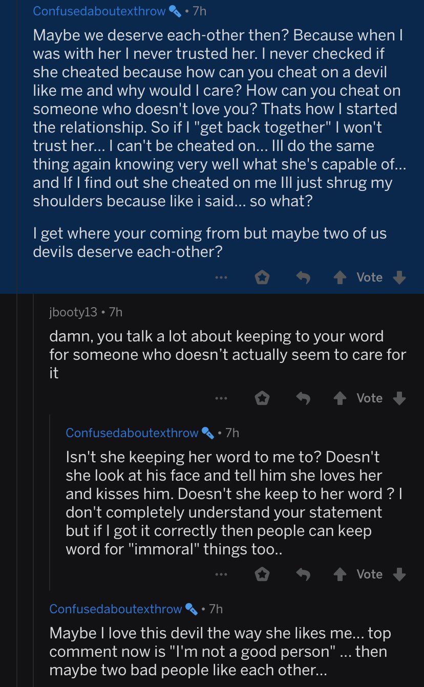 Reddit He Slept With His Ex Girlfriend Who Has A New Boyfriend And She Ghosted Him Page 2 Lipstick Alley
