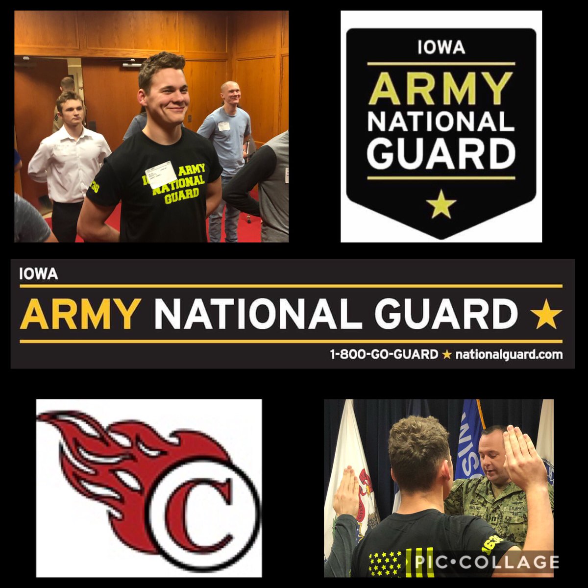 Congratulations to Jarrett Knights for enlisting into the Iowa National Guard!  Thank you for stepping up and serving your Community and Country!
.
.
.
#iowanationalguard #goguardiowa