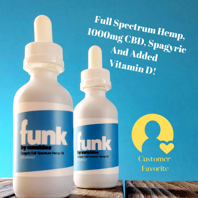 Sunshine_MKTPLC's tweet photo. Get your groove on with a little bit of Funk, our spagyric full-spectrum hemp. What’s spagyric? It’s an old alchemy technique that extracts natural mineral salts from the hemp plant, giving you a full hemp experience that other products can’t offer.  https://t.co/tEdtxrACFh https://t.co/FkoGoYcH9u