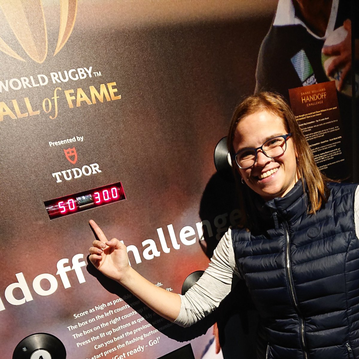Some great fun at the @WorldRugby Hall of fame today. Even beat Shane Williams score. #WorldRugbyHoF #50