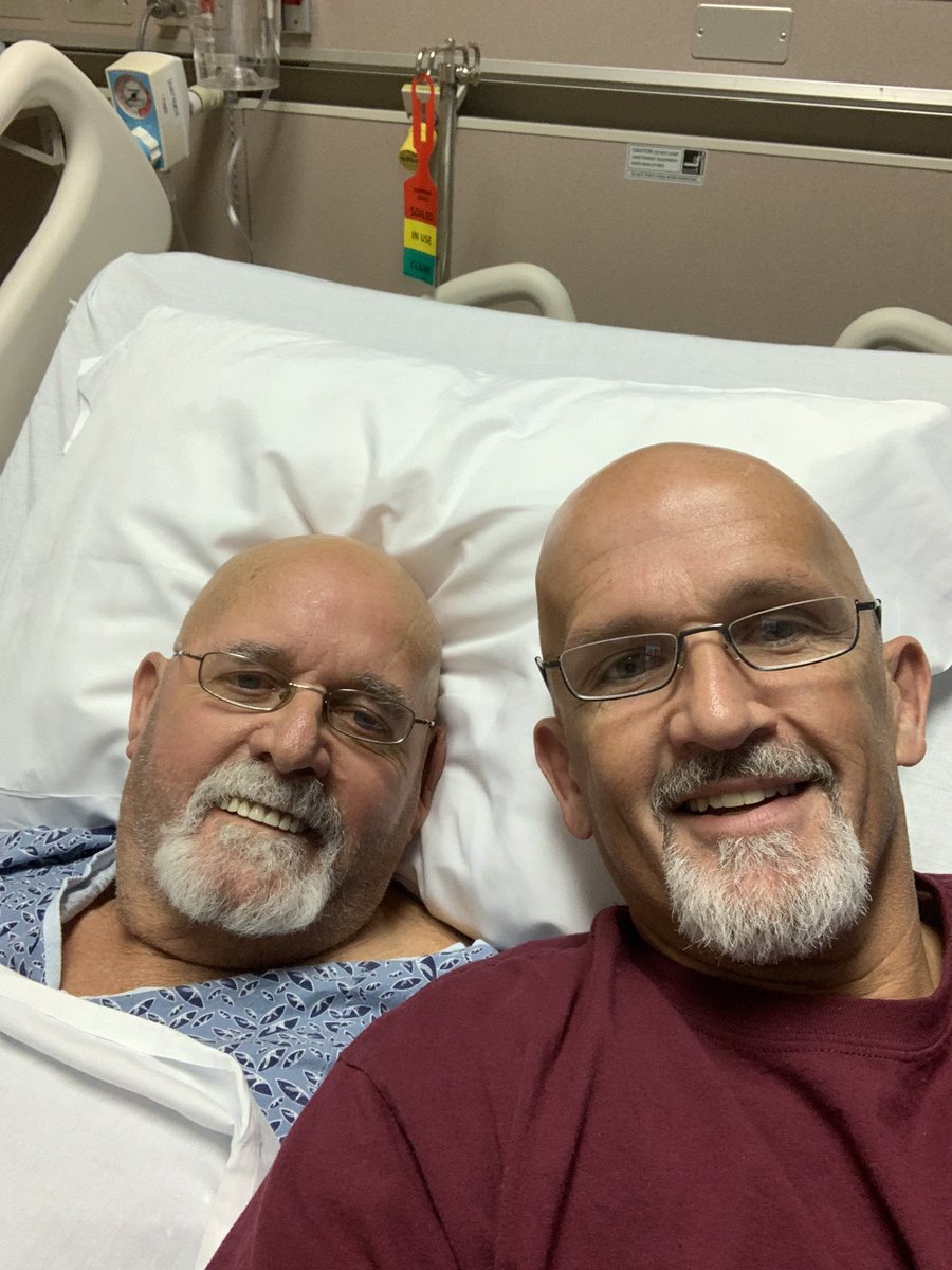 paulhunter7's tweet photo. In the hospital since Tuesday, had to do a 2nd scope yesterday, blood pressure spiked up and delayed surgery, but finally got the gallbladder out today. Dad did great and is recovering. Might get to go home today. Thanks for all the prayers. https://t.co/QOjTyi9dUA