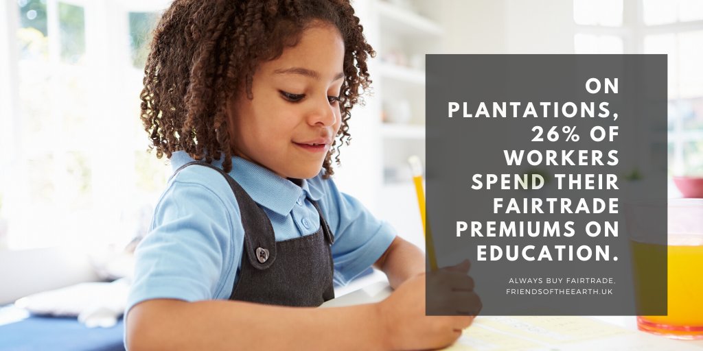 BotanicalsSH's tweet photo. When you purchase fairtrade products your funds often go toward education, which in turn changes the entire economy of a region. 

It's one more reason to shop fairtrade. 

#fairtrade #fairfarming #fairwages #safeworkers #shopfairtrade #buyfairtrade #ethical  #education https://t.co/bxHEHEl7iE