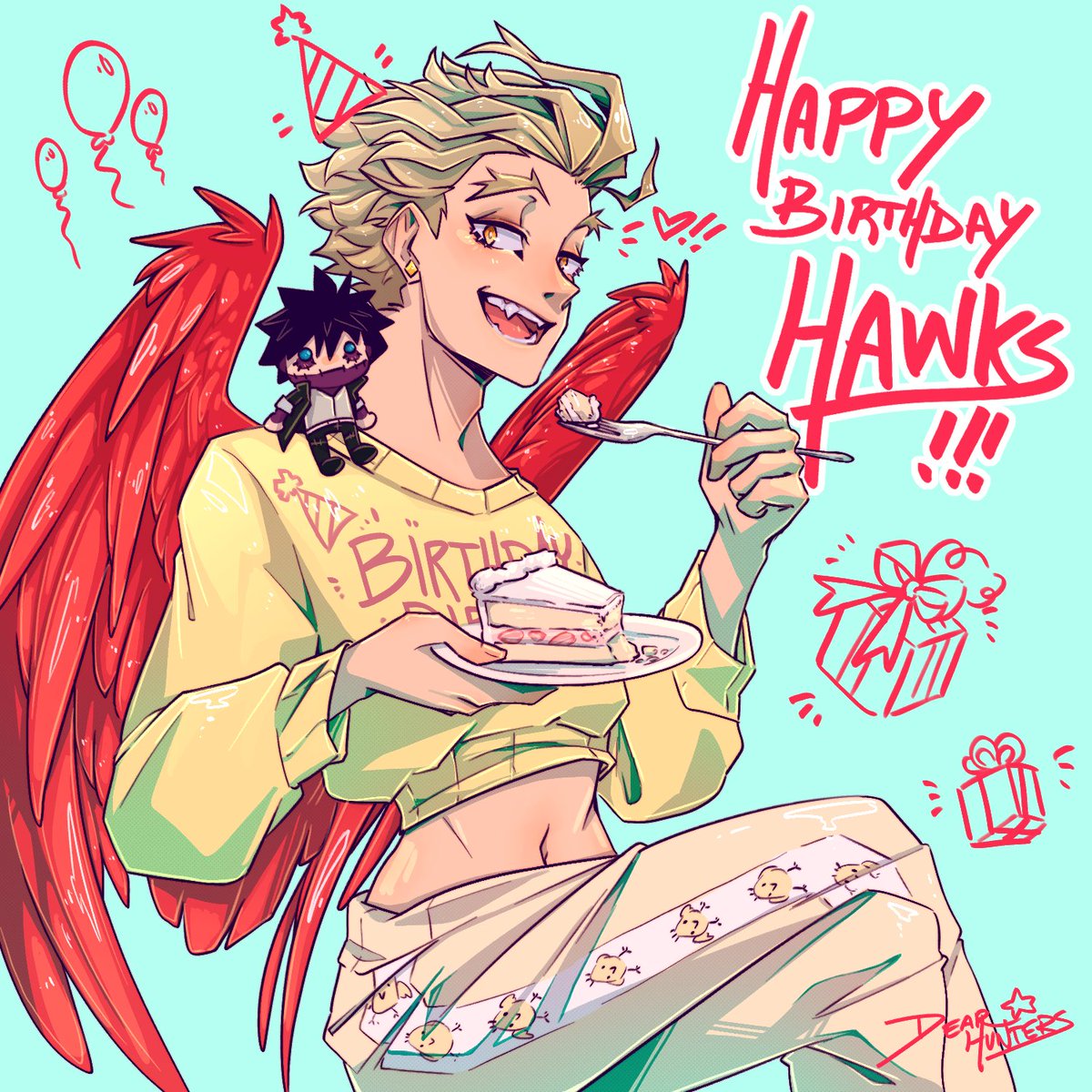 HAPPY BIRTHDAY HAWKS ????????? #hawks #bnha #hawksbnha 