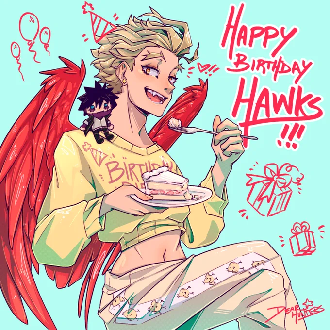 HAPPY BIRTHDAY HAWKS ????????? #hawks #bnha #hawksbnha 