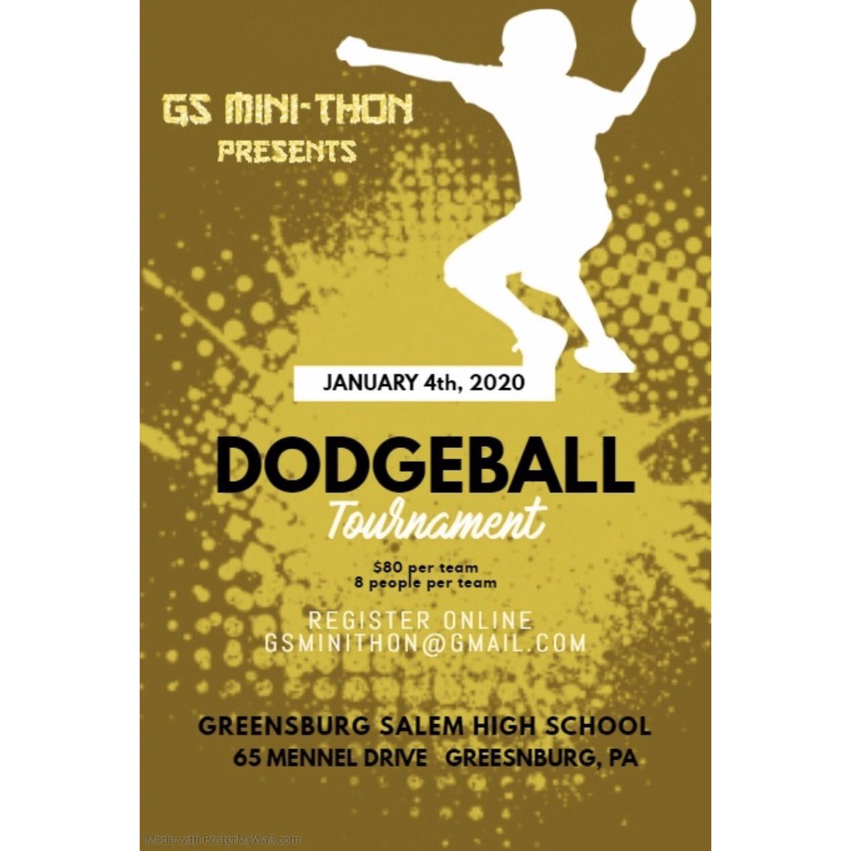 GSMiniTHON's tweet photo. We are now ONE WEEK away from our first ever Dodge for Diamonds! Get a team of 8 and sign up today, $80/team! All local schools are encouraged to play‼️💠 #FTK #PartnersInTheFight https://t.co/IJZBdGzlpv
