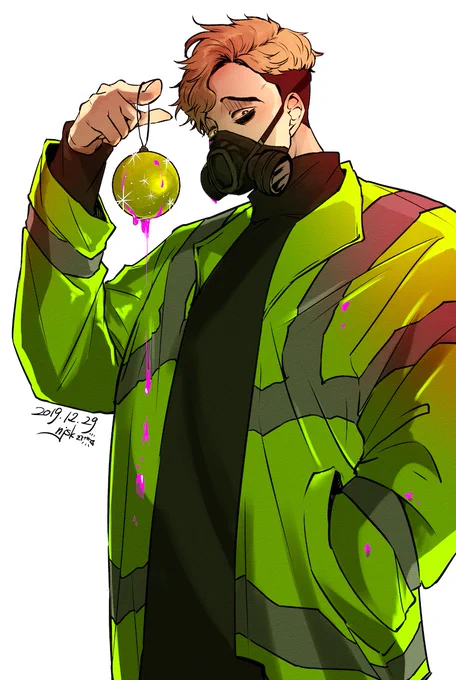 KSクリスマスの衣装最高だなって話してたら描きたくなった 