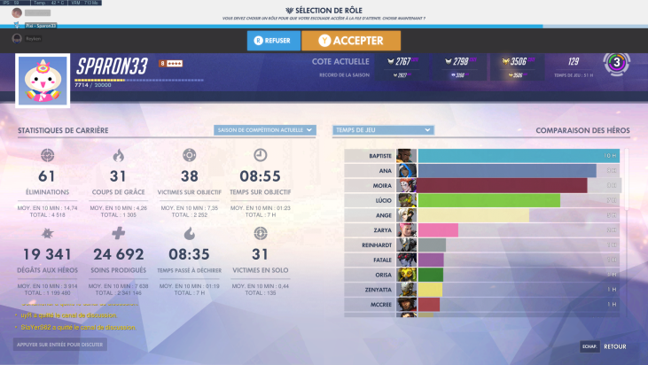 Angelxs_'s tweet photo. Yo je viens de passer Master sur Overwatch. Je suis tellement heureux ! je vous souhaite la même, si j'ai pue le faire VOUS POUVEZ LE FAIRE !!!! #Overwatch #ranked #pixihype @Pixi_off https://t.co/6NRxlKLKGO