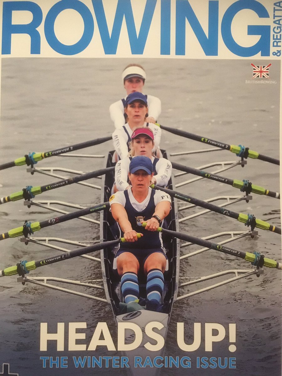 PTRC resplendent in their Kit Crew kit as cover girls on @britishrowing Rowing &amp; Regatta magazine #stash #rowing