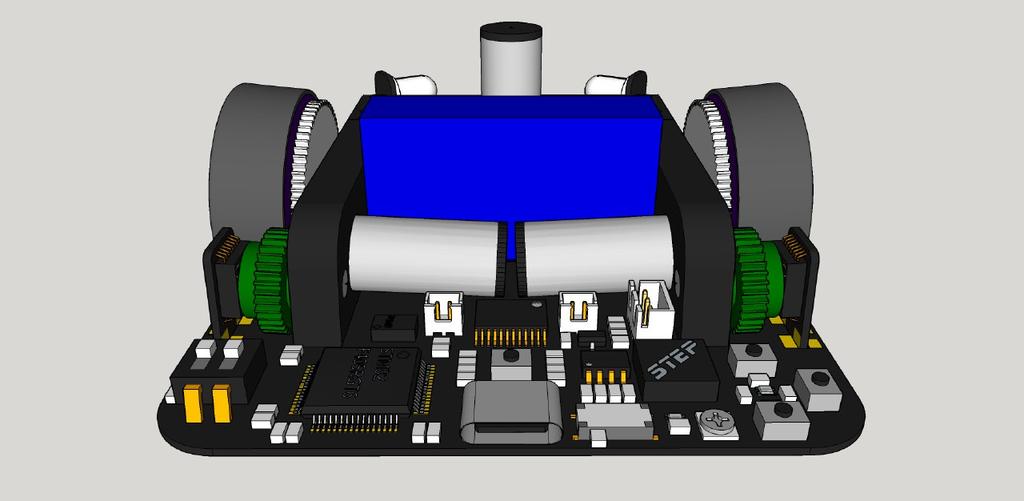 Aprovechando las vacaciones de #Navidad estamos trabajando intensamente en nuestro nuevo robot de laberinto #ZoroBot_v3_Haki aquí os dejamos el diseño final 😁

(Inspirado en el robot de <a href="/Haido_Ele/">あさ🐾</a> 
Podéis encontrar mucha información en su blog: haido.blog.jp )