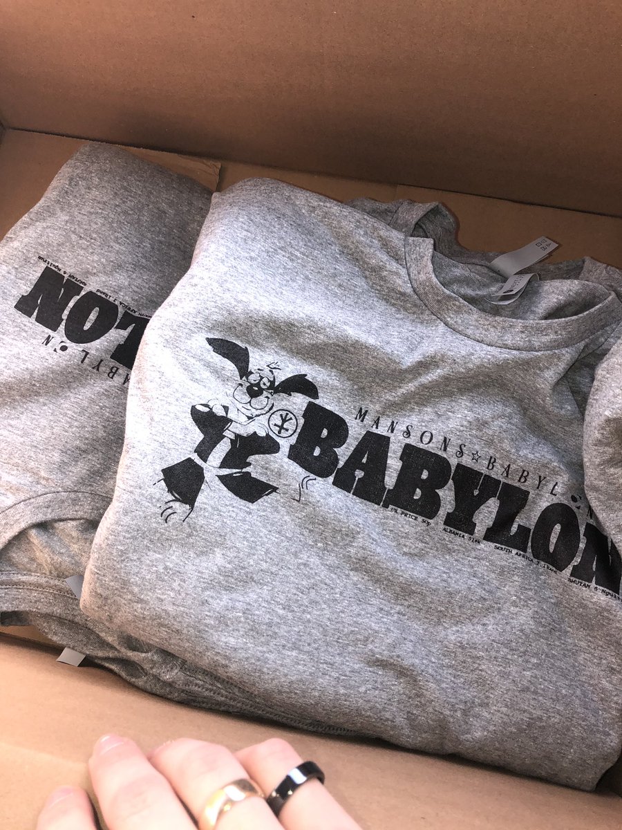mansonsbabylon's tweet photo. OG LOGO TEE RELEASES TODAY @ 4 P.M. https://t.co/Y5xz0BE7jl