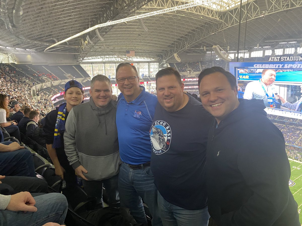 Enjoying a great display of offensive football. Go Memphis Tigers!