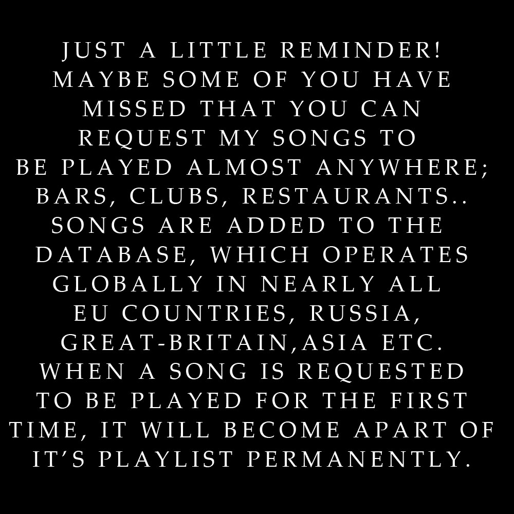 Just a little reminder.

#JayRayMusic #ColdFireRecords #CinematicRock #AlternativeMetal #VisitSalo