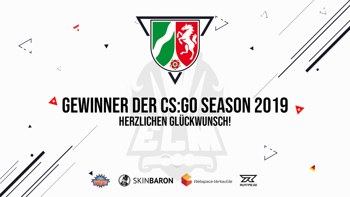 #NordrheinWestfalen ist der Champion der ersten Esports Ländermeisterschaft Season!🏆🏆

Herzlichen Glückwunsch! <a href="/zonixxCS/">zonixx</a> <a href="/NPKirbyy/">ATN Kirby</a> <a href="/maRkyBEASTT/">Markus Reitenbach</a> @devraNNCSGO @Ultimate_csgo @omeganerCSGO <a href="/csgo_Nico/">Nico Weeverink</a> #ELM