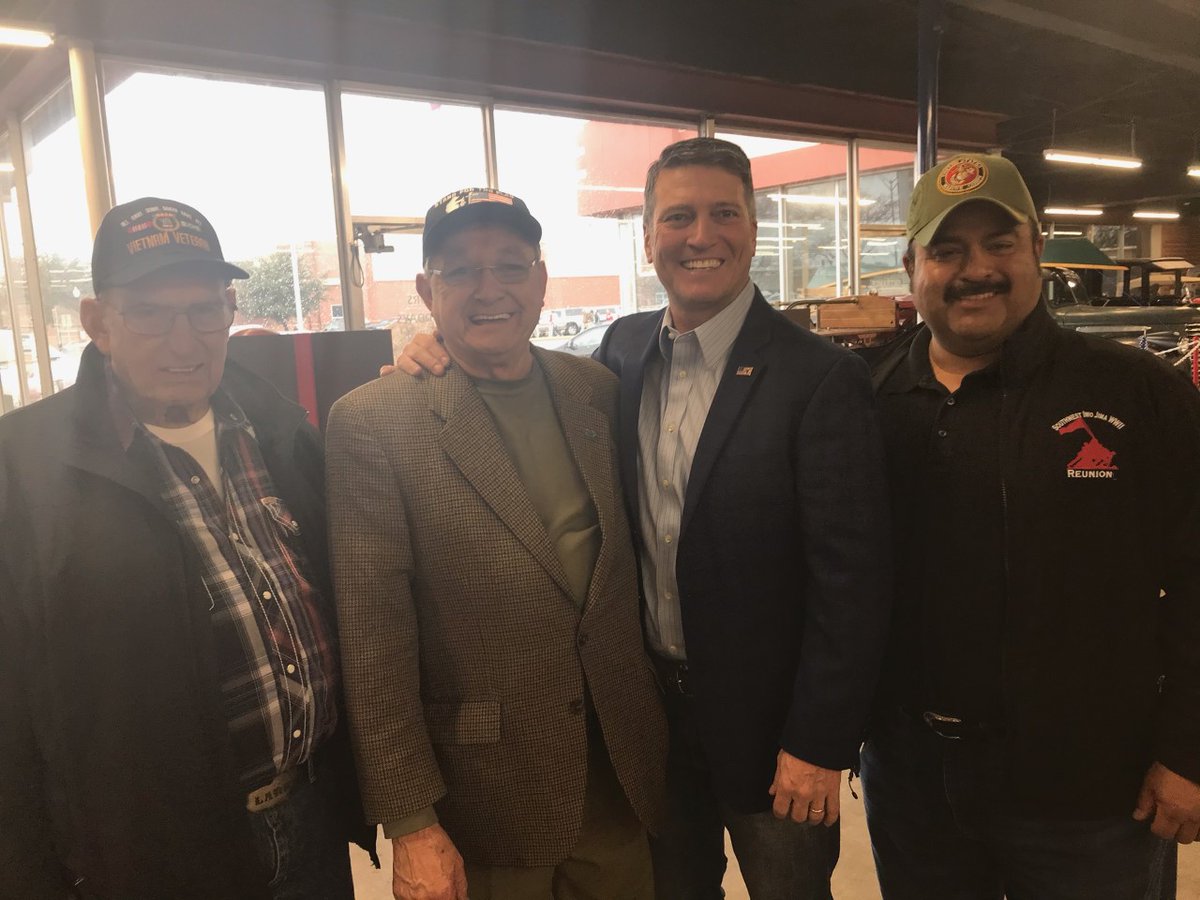 RonnyJacksonTX's tweet photo. I had a great morning today speaking with veterans and other constituents of the 13th district in Wichita Falls. Thank you to all who attended and P's Crazy Car Museum for hosting! https://t.co/ZHBrVMaGmT