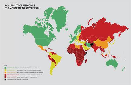 hospicedoctor's tweet photo. Shocking lack of morphine availability in so much of the world for severe pain 
This is the REAL opioid crisis 
Don’t know how lucky we are in the UK #hpm #opioids https://t.co/ixu6rbfhdq