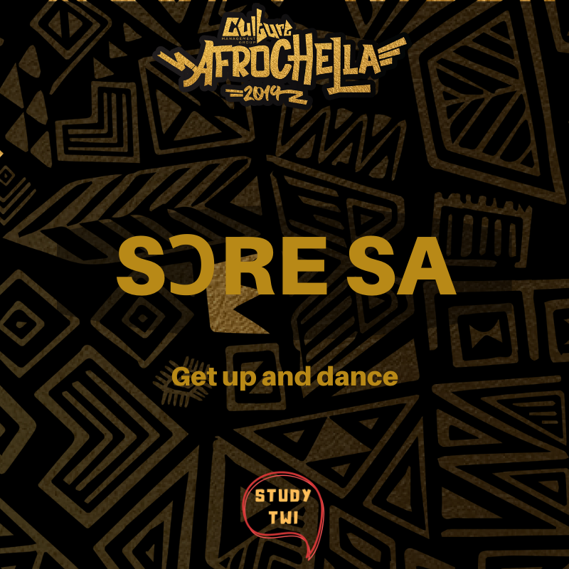 study_twi's tweet photo. @Afrochella TWI PHRASES FOR #AFROCHELLA
As part of our collab with @Afrochella here are the next 2 Twi phrases!
1) Sɔre sa💃🏾
Meaning: Get up and dance
2) Teɛm😱
Meaning: Scream/ Shout
#StudyTwi #Afrochella2019 #Ghana #YearOfReturn #YearOfReturn2019 https://t.co/PD5qafun1L