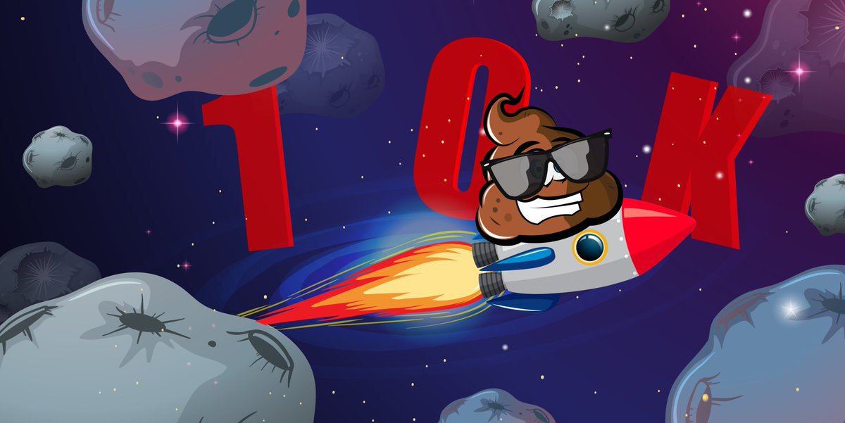 the_shitbot's tweet image. Follow &amp;amp; RT &amp;amp; Tag a friend
🎉10K Celebration Giveaway🎉

- 1 Exclusive Alpha Invite
- 2 Winners: 50 USD each
- 10 Winners: 10 USD each

This is only the beginning for The Shit Bot! Stay tuned for a lot more coming soon📈💩

Thankful for our family - The Shit Bot Team💩