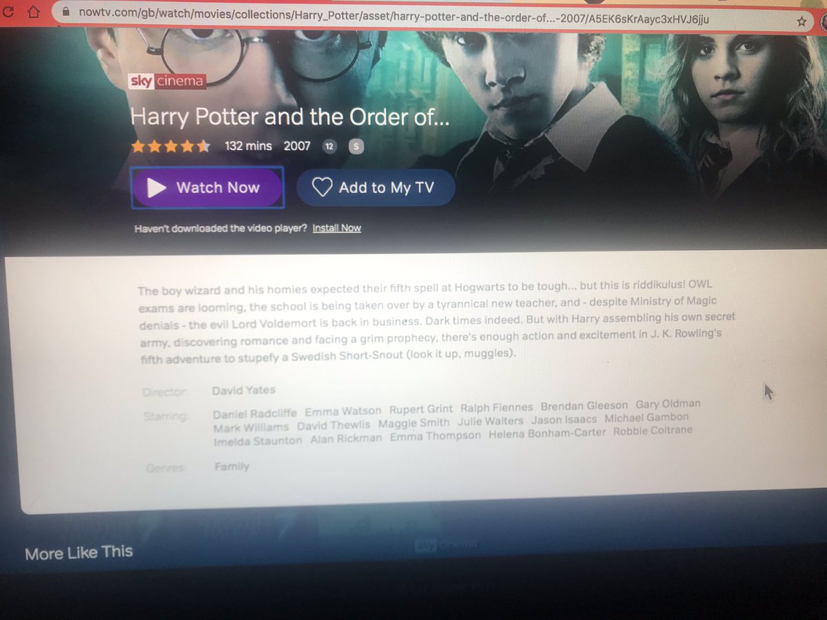 EmmaOconnorBlog's tweet photo. Anyone ever read the movie description for #harrypotter and the order of the Phoenix? ... https://t.co/namvVTxsYX
